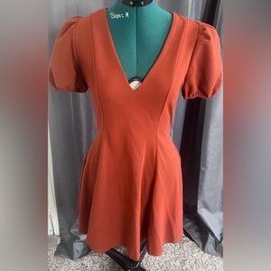 Burnt Orange Dress